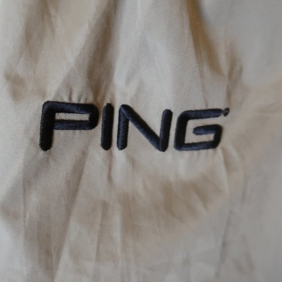 NWT PING COLLECTION KHAKI TAN FULL ZIP JACKET L * - Picture 5 of 14